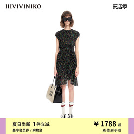 iiiviviniko“法国deveaux进⼝泡泡纱”鱼尾，连衣裙女m320641186f