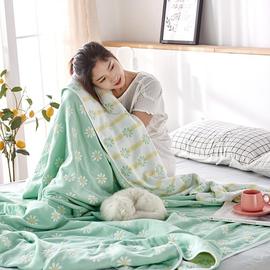 六层全棉纱布毛巾被纯棉空调被夏季单双人(单双人，)儿童婴儿午睡小毯子盖毯