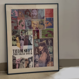 Taylor Swift霉霉礼盒海报DIY装裱相框80*60实木铝合金海报框