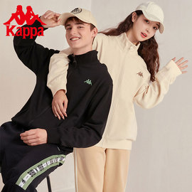 Kappa卡帕学院风外套情侣男女美式复古运动卫衣校服开衫茄克