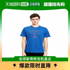 香港直邮Charlie Luciano WHT logo tee 宝蓝T恤潮流