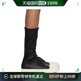 香港直邮潮奢 Rick Owens 瑞克 欧文斯 男士黑色高帮袜式运动鞋