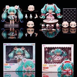 动漫二次元q版粘土人miku初音未来雪初音1800手办周边礼物摆件