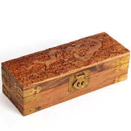 雕龙红木首饰盒仿古饰品盒子，花梨木质实木收纳盒，复古结婚庆