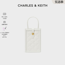 charles&keith春夏女包，ck6-70701213女士拼色手提单肩斜挎手机包