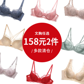 两件158元伊丝艾拉文胸品牌内衣女性胸罩BRA