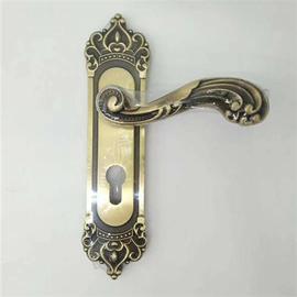 新欧式(新欧式)门锁纯铜，仿古室内门锁全铜实木，门锁别墅卧室房门锁执手锁