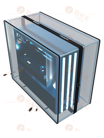 电脑主机防蟑螂网防尘散热加密罩机箱非磁贴挡猫毛全包透气保护套