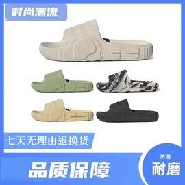 yeezy椰子拖鞋原盒log拖鞋3D沙滩拖鞋居家男女防滑底潮牌拖鞋