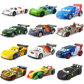 美泰汽车总动员合金玩具，车西班牙国家赛车总动员，英国法国德国赛车