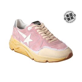 Golden Goose Running Sole 绒面革运动鞋 - 粉红色 美国奥莱