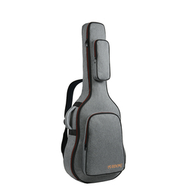加厚4142寸民谣吉他包乐器(包乐器，)袋防泼水亚麻，灰色木吉它琴袋双肩背包