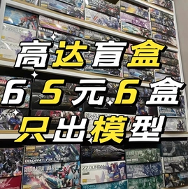 高达大班盲盒万代摩动核吕布拼装模型HG福袋红异端MG机甲敢达RG