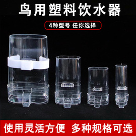 鸟用饮水器自动喂水器八哥，鹦鹉鸟水杯水碗鸟用喝水器外挂鸟笼配件