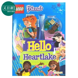 Lego Friends Hello Heartlake (inc toy) 乐高好朋友：历险旅程（配公仔） 英文原版 儿童绘本 与玩具书 4-6岁 又日新