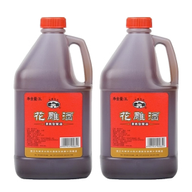 古越龙山绍兴黄酒桶装花雕酒3L*2桶厨用调味料酒绍兴特产炒菜老酒