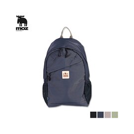 日本直邮mozmoz帆布，背包背包男女17l防水bagpack黑色海军蓝