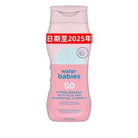 到2025年2月coppertone确美同水宝宝清透防晒乳，spf50防晒霜237ml