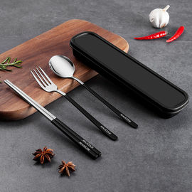 美厨(maxcook)304不锈钢，筷子勺子叉子餐具套装，创意便携式筷勺叉