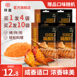 双盈BBQ腌料50g*4烧烤烤肉调料炸串家用五花肉鸡肉小串专用腌制粉