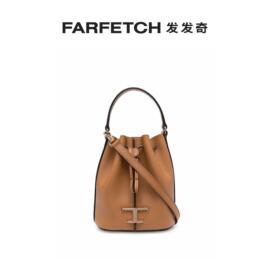 Tod'S女士logo吊饰皮质水桶包FARFETCH发发奇