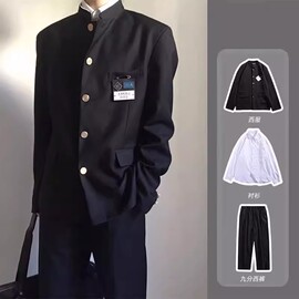 dk制服中山装一套日系热血高校铃兰，校服jk男女班服外套西装学院风