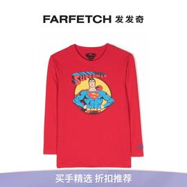 Mc2 Saint Barth童装Superman 印花长袖T恤FARFETCH发发奇