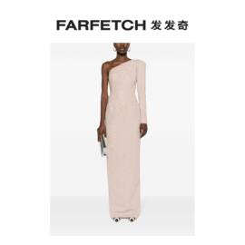 JEAN-LOUIS SABAJI女士水钻缀饰单肩礼服FARFETCH发发奇