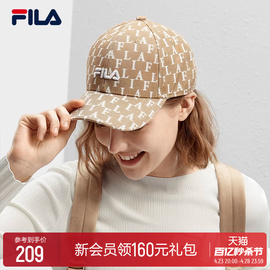 FILA 斐乐情侣款棒球帽2024春时尚休闲帽子遮阳帽鸭舌帽