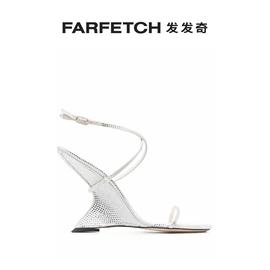 Studio Amelia女士晶饰高坡跟凉鞋 FARFETCH发发奇