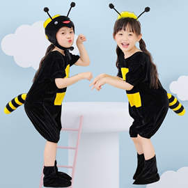 六一儿童小蚂蚁表演服幼儿动物卡通话剧，造型演出蚂蚁过河舞蹈服装