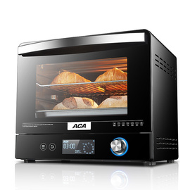 ACA烤箱家用小型烘焙多功能38L大容量全自动双层玻璃烤蛋糕电烤箱
