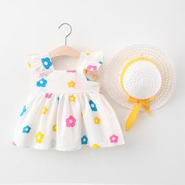 一周岁宝宝公主裙婴儿衣服夏季女婴裙子洋气幼儿夏装女宝婴儿裙