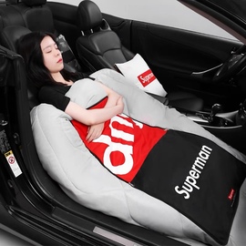 潮牌sup汽车抱枕被创意多功能腰靠可折叠两用空调被车用午休被子