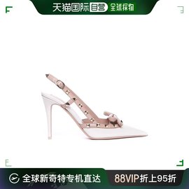 99新未使用香港直邮valentino露跟铆钉高跟鞋s0ib9tze