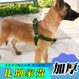 遛狗绳背心式狗狗牵引绳，金毛狗链子马犬专用大中型犬可调节胸背带