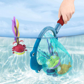 比乐btoys游泳池玩具儿童水上捞鱼网玩戏水宝宝洗澡沙滩玩沙工具
