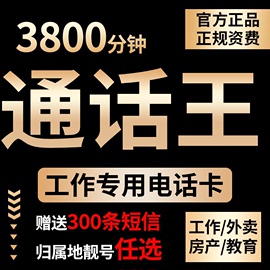 手机号通话卡快递外卖骑士，电话卡纯打电话分钟数多工作专用语音卡