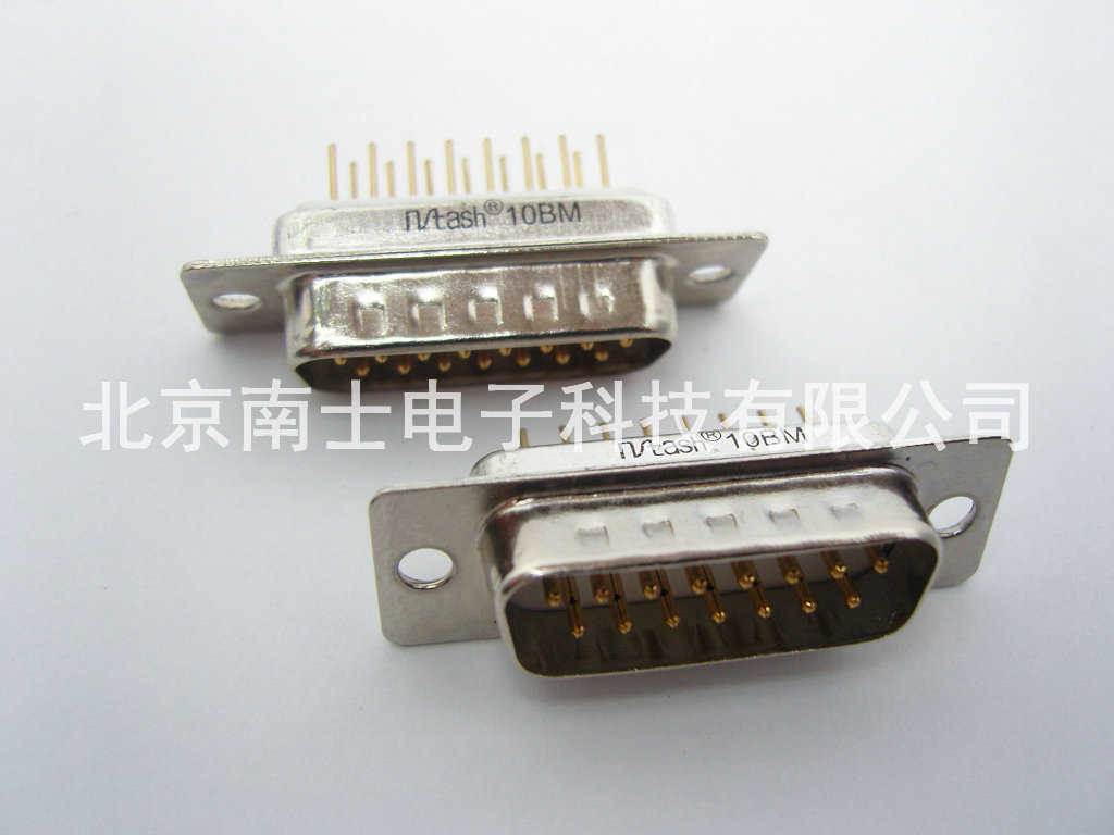 精工南士 镀金 DP15公头 DP15针 两排DB15接头 D-sub插板式焊板式