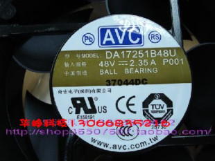 AVC 17cm DA17251B48U 2.35A 四线变频器散热风扇 DC48V 原装