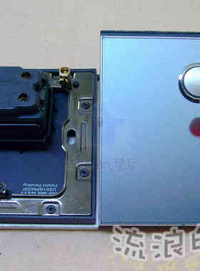 A235奇胜ULTI U201SPM/DP 20A单联按钮式平板双极开关带LED 蓝色