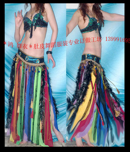 部落精典肚皮舞套装 LL20神秘鬼魅 鸿舞衣