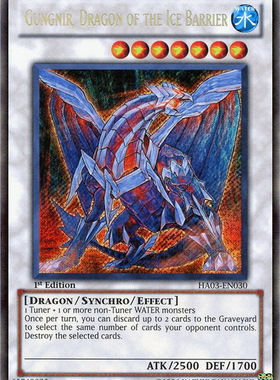 游戏王 美版 正版 - 冰结界之龙 天枪龙 Gungnir/银碎/HA03