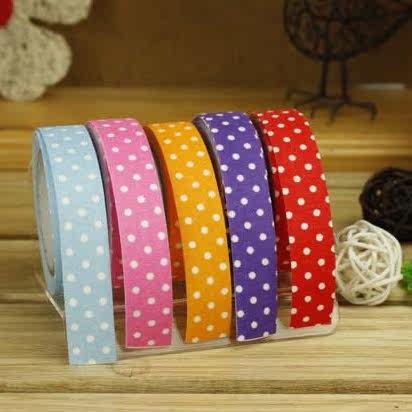 Оптовая корейская DIY Классическая ткань тканевая лента Multipurpose Decorative Sticker Round Dot Series