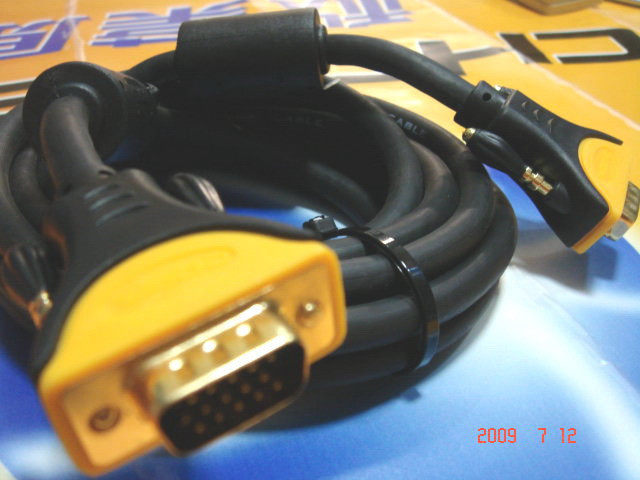 Choseal/秋叶原YF-3150 VGA视频高级逐行扫描线 2米 双磁环