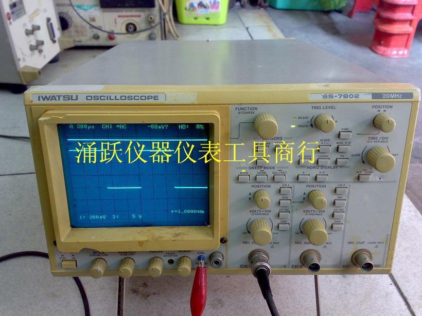 二手示波器20M 进口示波器 日本岩奇模拟示波器SS7802带自动频率图片