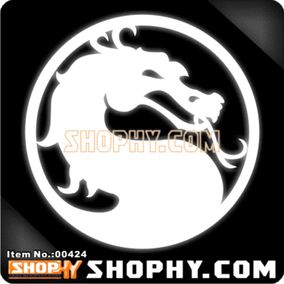 汽车贴纸3M反光贴00424龙DRAGON