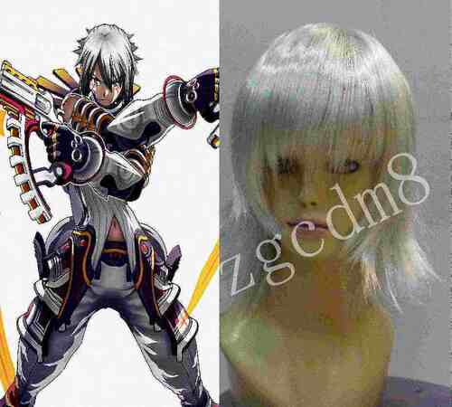 ★Hack Xth Haseo★ 银白色 cosplay假发