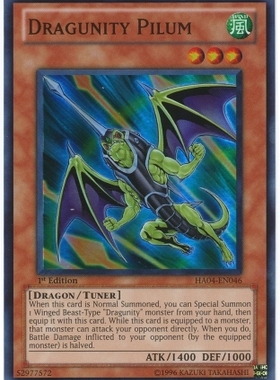 游戏王 美版 正版 - 龙骑兵团 重标枪龙 Dragunity/面闪/HA04