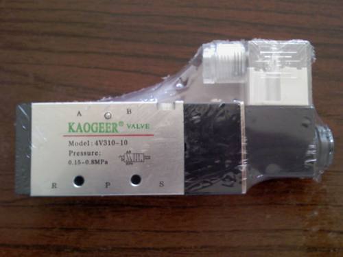 DC24V 3/8口径二位五通阀电磁阀4V310-10